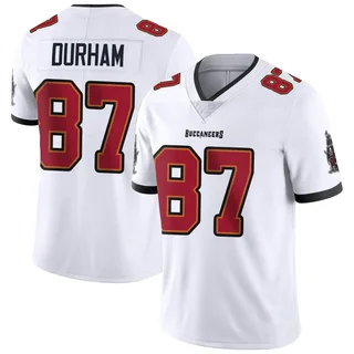 Payne Durham Tampa Bay Buccaneers Men's Limited Vapor Untouchable Nike Jersey - White