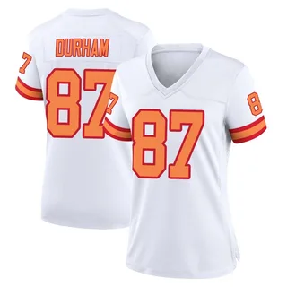 Payne Durham Tampa Bay Buccaneers Women's Game '76 Nike Jersey - White