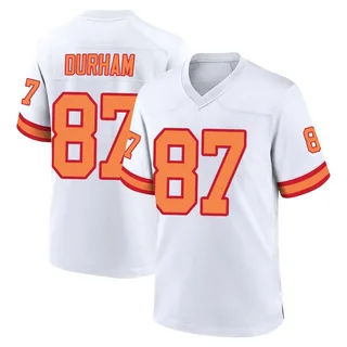 Payne Durham Tampa Bay Buccaneers Youth Game '76 Nike Jersey - White