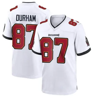 Payne Durham Tampa Bay Buccaneers Youth Game Nike Jersey - White