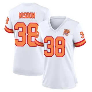 Rashad Wisdom Tampa Bay Buccaneers Women's Game '76 50th Season Nike Jersey - White