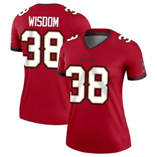 Rashad Wisdom Tampa Bay Buccaneers Women's Legend Nike Jersey - Red