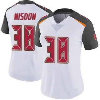 Rashad Wisdom Tampa Bay Buccaneers Women's Limited Vapor Untouchable Nike Jersey - White