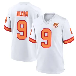 Riley Dixon Tampa Bay Buccaneers Men's Game '76 50th Season Nike Jersey - White