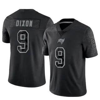 Riley Dixon Tampa Bay Buccaneers Men's Limited Reflective Nike Jersey - Black