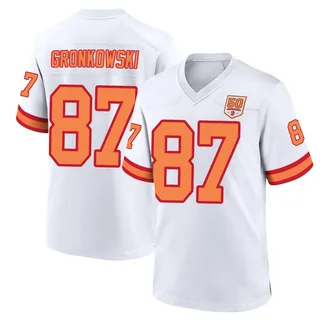 Rob Gronkowski Tampa Bay Buccaneers Men's Game '76 50th Season Nike Jersey - White