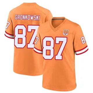 Rob Gronkowski Tampa Bay Buccaneers Men's Game sicle 50th Season Nike Jersey - Cream