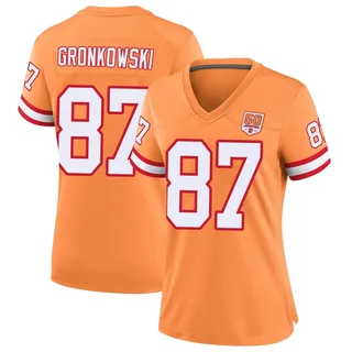 Rob Gronkowski Tampa Bay Buccaneers Women's Game sicle 50th Season Nike Jersey - Cream