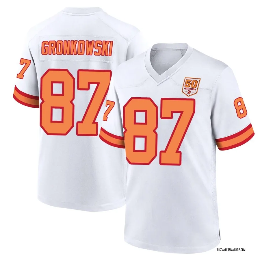 Rob Gronkowski Tampa Bay Buccaneers Youth Game '76 50th Season Nike Jersey - White