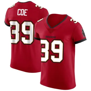 Ryan Coe Tampa Bay Buccaneers Men's Elite Vapor Nike Jersey - Red