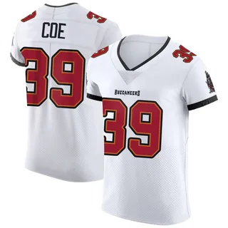 Ryan Coe Tampa Bay Buccaneers Men's Elite Vapor Nike Jersey - White