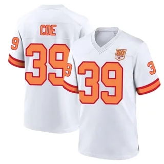 Ryan Coe Tampa Bay Buccaneers Men's Game '76 50th Season Nike Jersey - White