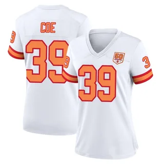 Ryan Coe Tampa Bay Buccaneers Women's Game '76 50th Season Nike Jersey - White