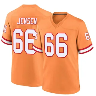 Ryan Jensen Tampa Bay Buccaneers Men's Game Throwback Nike Jersey - Orange