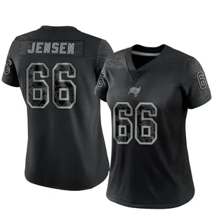 Ryan Jensen Tampa Bay Buccaneers Women's Limited Reflective Nike Jersey - Black