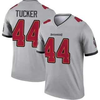 Sean Tucker Tampa Bay Buccaneers Men's Legend Inverted Nike Jersey - Gray