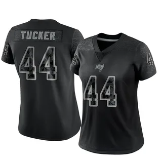 Sean Tucker Tampa Bay Buccaneers Women's Limited Reflective Nike Jersey - Black