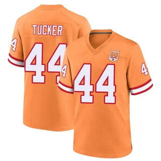 Sean Tucker Tampa Bay Buccaneers Youth Game sicle 50th Season Nike Jersey - Cream