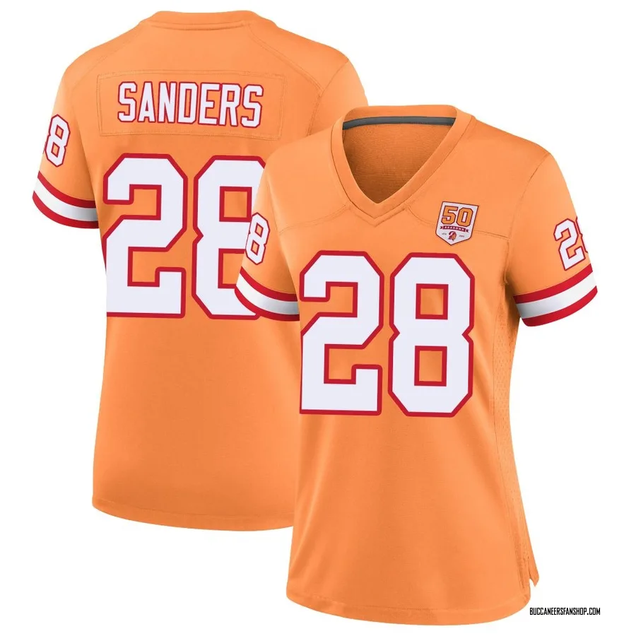 Shilo Sanders Tampa Bay Buccaneers Women's Game sicle 50th Season Nike Jersey - Cream