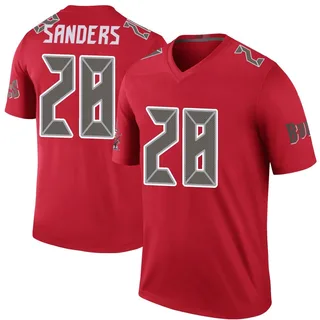 Shilo Sanders Tampa Bay Buccaneers Youth Color Rush Legend Jersey - Red