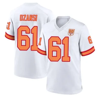 Silas Dzansi Tampa Bay Buccaneers Men's Game '76 50th Season Nike Jersey - White