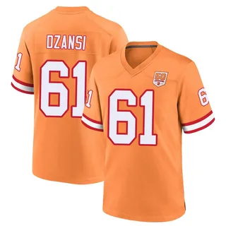 Silas Dzansi Tampa Bay Buccaneers Youth Game sicle 50th Season Nike Jersey - Cream