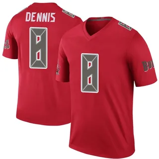 SirVocea Dennis Tampa Bay Buccaneers Men's Color Rush Legend Jersey - Red