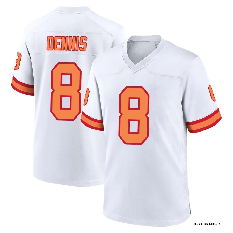 SirVocea Dennis Tampa Bay Buccaneers Men's Game '76 Nike Jersey - White