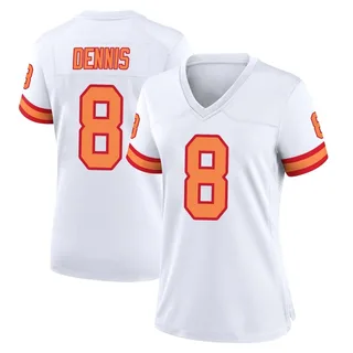 SirVocea Dennis Tampa Bay Buccaneers Women's Game '76 Nike Jersey - White