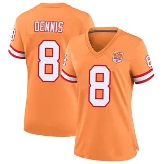 SirVocea Dennis Tampa Bay Buccaneers Women's Game sicle 50th Season Nike Jersey - Cream