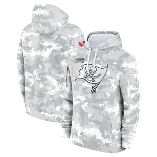 Tampa Bay Buccaneers 2024 Salute to Service Club Fleece Pullover Hoodie Arctic Camo