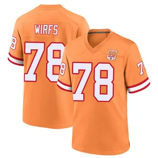 Tristan Wirfs Tampa Bay Buccaneers Men's Game sicle 50th Season Nike Jersey - Cream