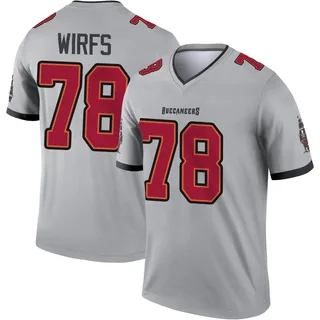 Tristan Wirfs Tampa Bay Buccaneers Men's Legend Inverted Jersey - Gray