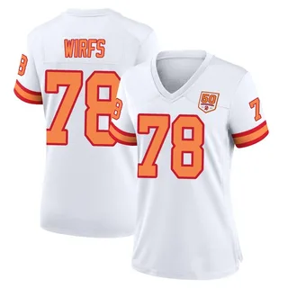 Tristan Wirfs Tampa Bay Buccaneers Women's Game '76 50th Season Nike Jersey - White