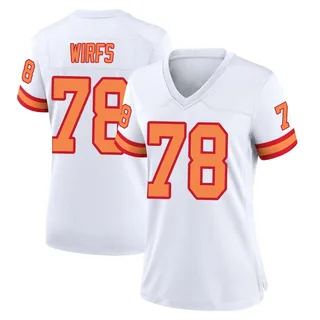 Tristan Wirfs Tampa Bay Buccaneers Women's Game '76 Nike Jersey - White
