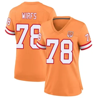 Tristan Wirfs Tampa Bay Buccaneers Women's Game sicle 50th Season Nike Jersey - Cream