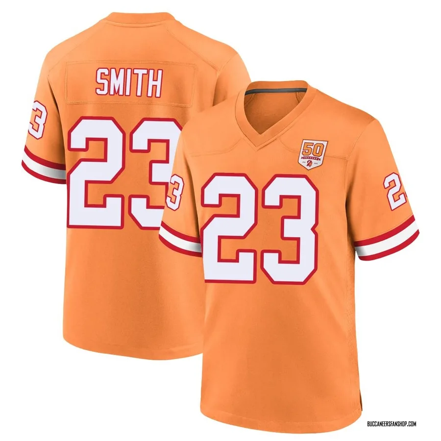 Tykee Smith Tampa Bay Buccaneers Men's Game sicle 50th Season Nike Jersey - Cream
