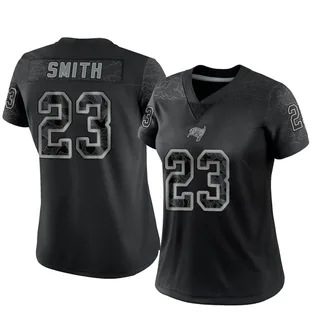 Tykee Smith Tampa Bay Buccaneers Women's Limited Reflective Nike Jersey - Black