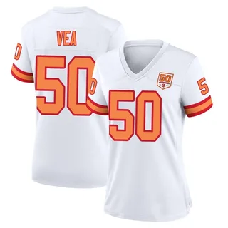 Vita Vea Tampa Bay Buccaneers Women's Game '76 50th Season Nike Jersey - White