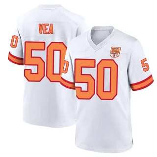 Vita Vea Tampa Bay Buccaneers Youth Game '76 50th Season Nike Jersey - White