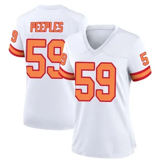 Warren Peeples Tampa Bay Buccaneers Women's Game '76 Nike Jersey - White