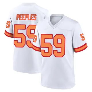 Warren Peeples Tampa Bay Buccaneers Youth Game '76 Nike Jersey - White
