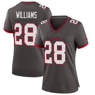 Women's Damarion Williams Tampa Bay Buccaneers Women's Game Pewter Alternate Nike Jersey