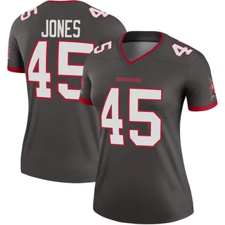 Women's Deion Jones Tampa Bay Buccaneers Women's Legend Pewter Alternate Nike Jersey