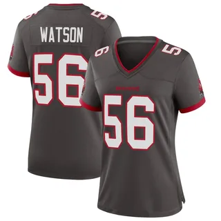 Women's Desmond Watson Tampa Bay Buccaneers Women's Game Pewter Alternate Nike Jersey