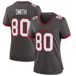 Women's Jaden Smith Tampa Bay Buccaneers Women's Game Pewter Alternate Nike Jersey