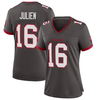 Women's Jake Julien Tampa Bay Buccaneers Women's Game Pewter Alternate Nike Jersey