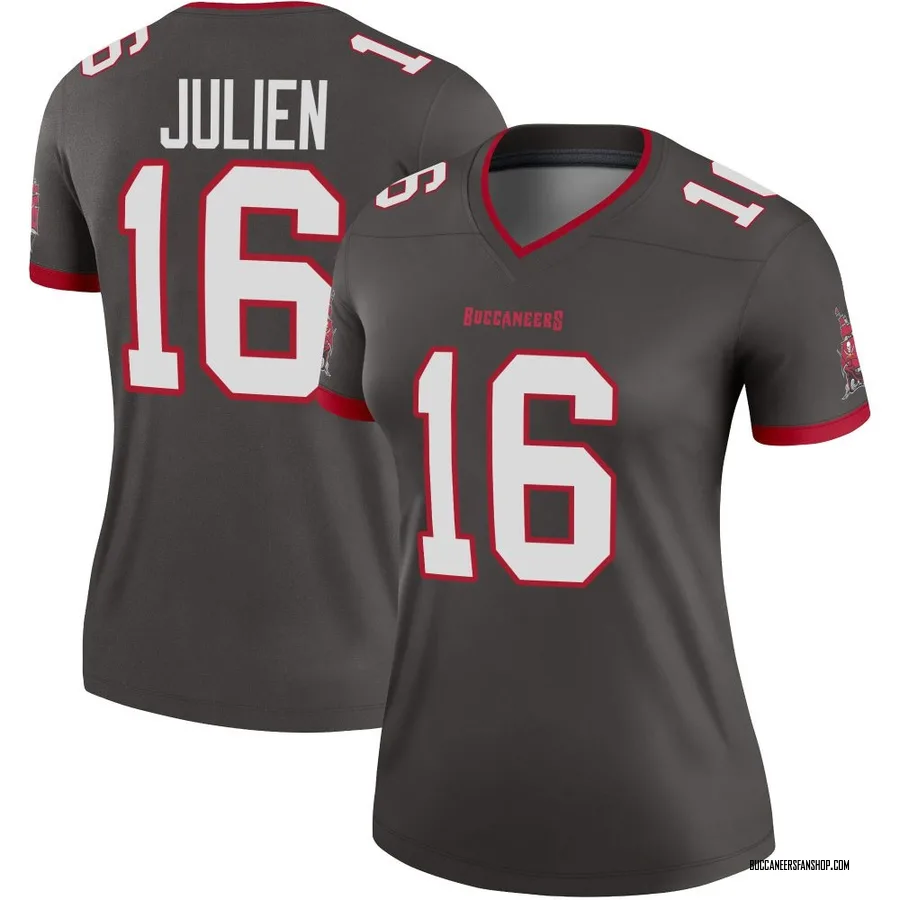 Women's Jake Julien Tampa Bay Buccaneers Women's Legend Pewter Alternate Nike Jersey
