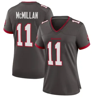 Women's Jalen McMillan Tampa Bay Buccaneers Women's Game Pewter Alternate Nike Jersey