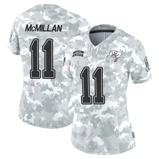 Women's Jalen McMillan Tampa Bay Buccaneers Women's Limited Arctic Camo 2024 Salute to Service Nike Jersey